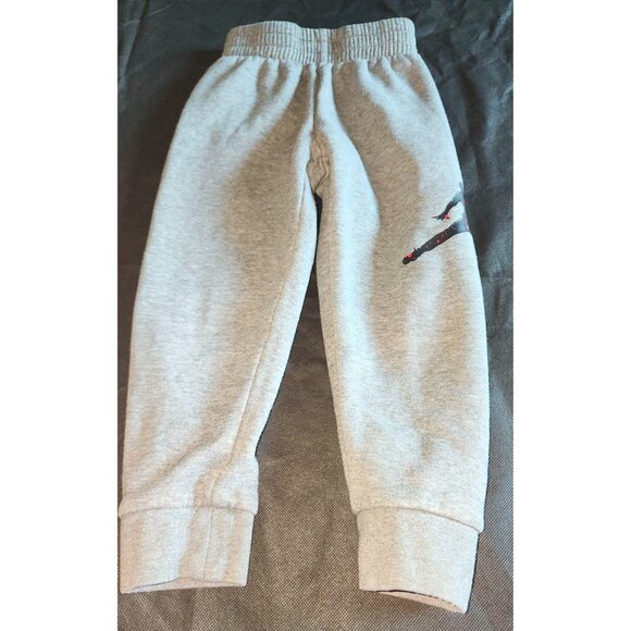 Jordan Kids Grey Sweatpants With Iconic Jumpman Logo Size 4T - Picture 4 of 8